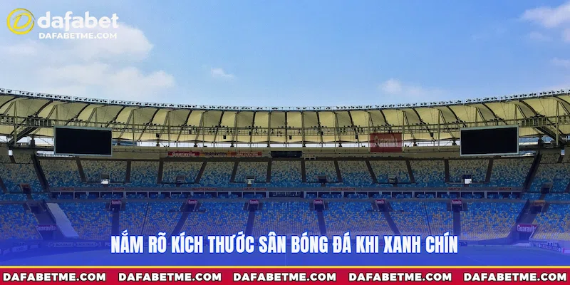 Nắm rõ kích thước sân bóng đá khi xanh chín